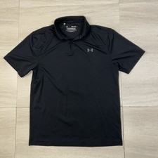 Under Armour Men's UA Performance Golf Polo Shirt - Black, M