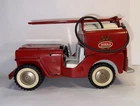 Vintage 1963-65 Tonka Toys Willy's Jeep Fire Truck