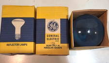 Vintage GE Green Reflector Lamp Bulbs 75W 120V NOS LOT of 3