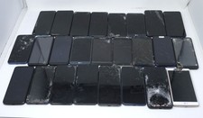 Lot of 25 Various Larger Sized Android Smartphones - Cracked - As-is For Parts