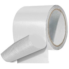 Waterproof Repair Tape for Fabric Awning RV Roof Underbelly Tarp White