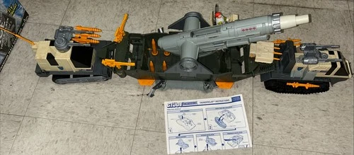 Thunderclap Vehicle GI Joe 1990 Hasbro Vintage  Long Range Figure Blueprints FK
