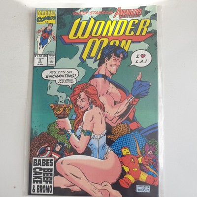 Wonder Man #2 Marvel Comics 1991 Rare 1st print  Nm With Free P&P   of Avengers