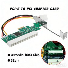 PCI-e PCI Express to PCI Adapter Card Riser Extender Converter 32bit Asmedia1083
