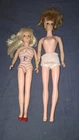 Vintage Lot Of 2 Eegee Eg Barbie Clone Dolls 1960's 1 W/ Earrings