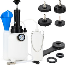 3L Brake Bleeder Kit with Pressure Pump, Brake Fluid Bleeder Kit with 1L Brake B