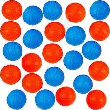 Mini Replacement Basketballs for Desktop Arcade Game, Set of 24, Plastic Bask...