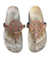 Tory Burch Miller Cloud Sandals Cuoio Classic Women  s US 7 Brown Bourbon Miele