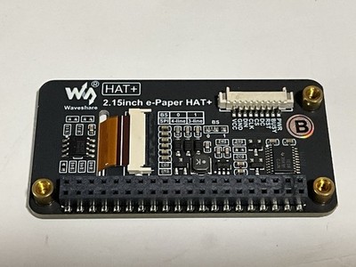 Waveshare 2,15 Zoll rot/weiß/schwarz E-Paper HAT+ für Raspberry Pi