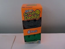 6 Pc Scrub Daddy Flextexture Scrubber Soft in Warm Water & Firm in Cool Water