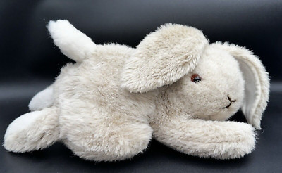 VTG Cuddle Toys by Douglas Plush Tan Beige Bunny Rabbit Laying Down Long Ears