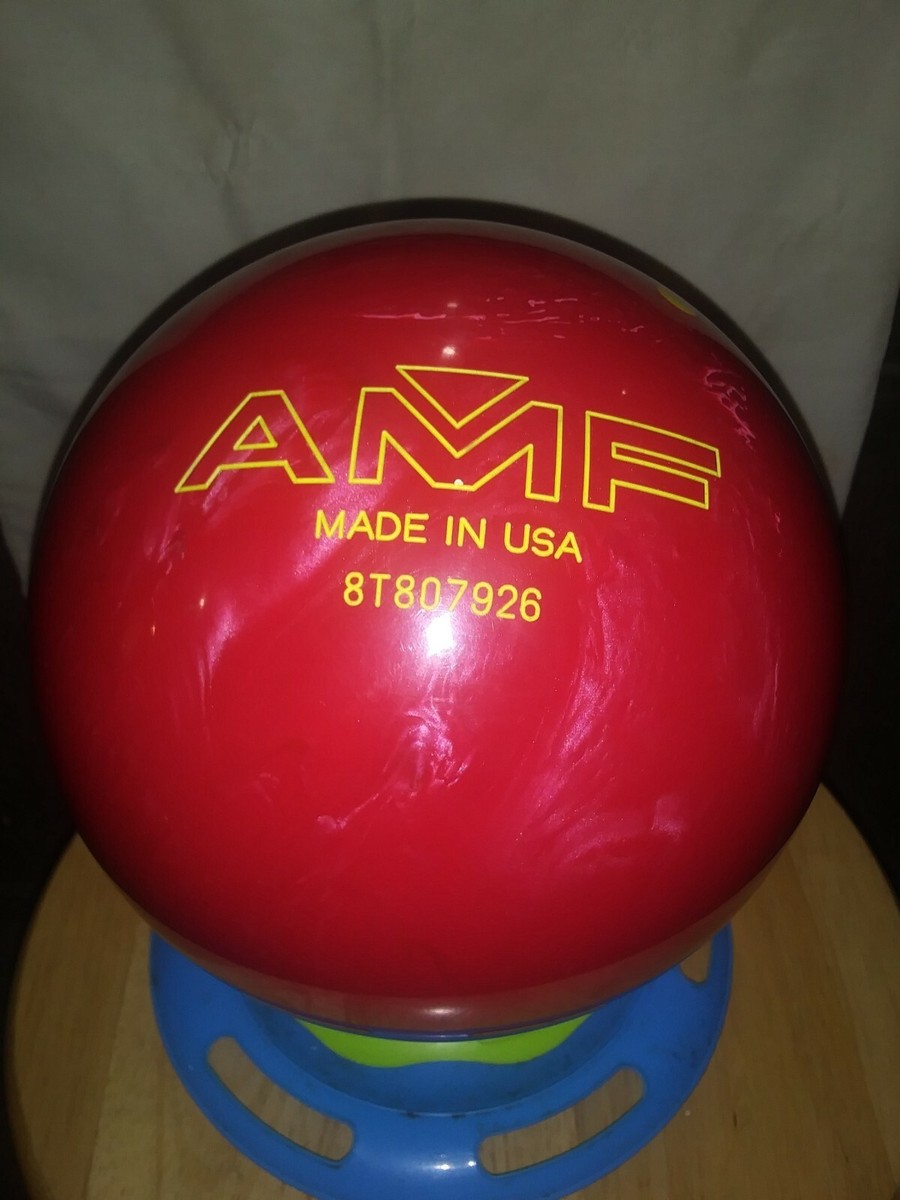 Original Undrilled New AMF Whiplash Red Pearl Bowling Ball