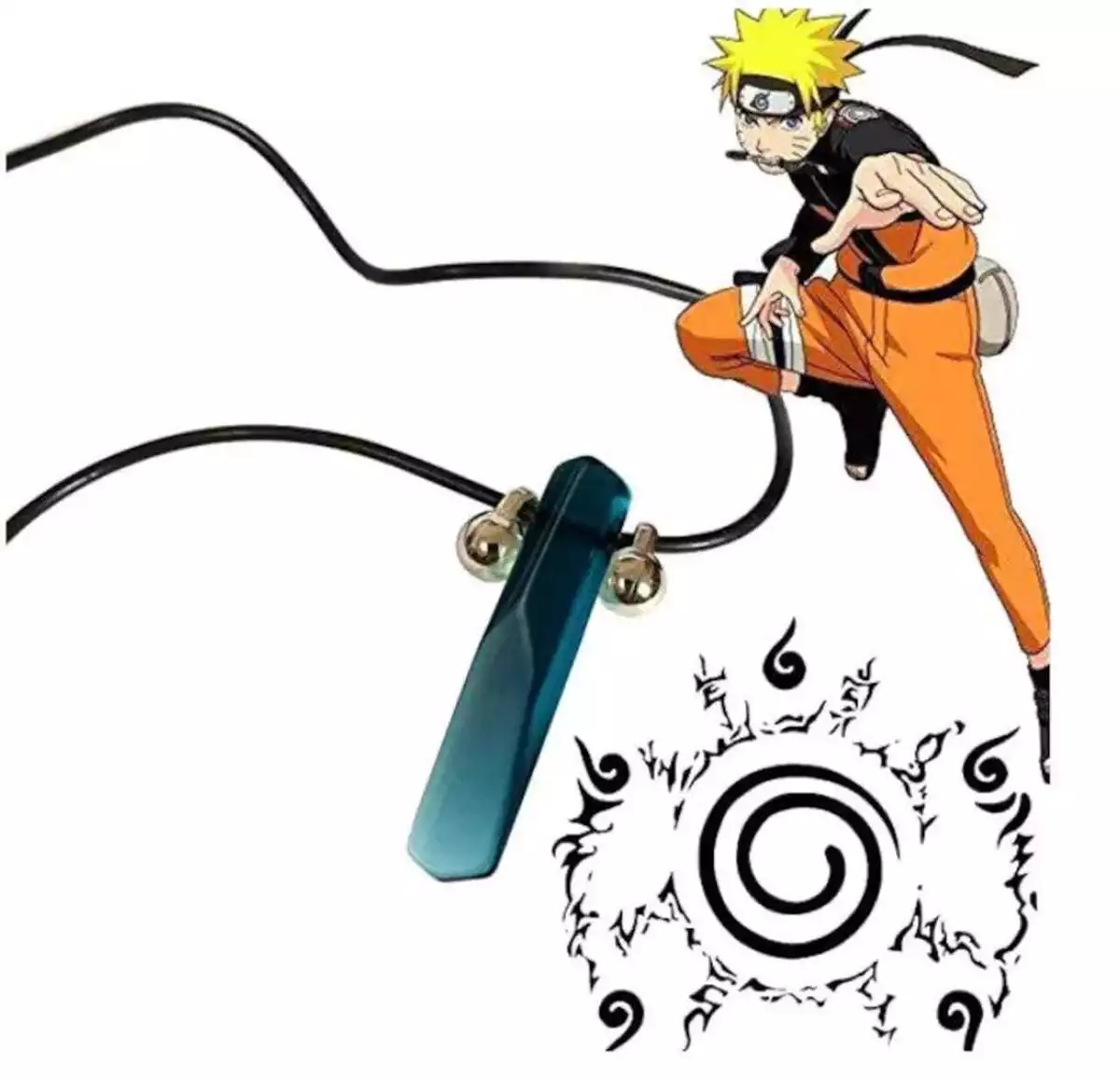 Naruto Pendant Necklace The One Tsunade Gave Him Naruto Pendant Anime Necklace