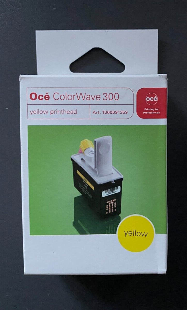 Genuine OCE Printhead - YELLOW COLORWAVE 300 / ART 1060091359 (INC VAT) BOXED