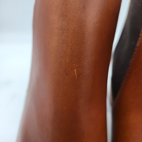 NISOLO Women Heeled Chelsea Boots US 9.5 BRANDY - Slip on Waterproof Leather - Picture 13 of 19