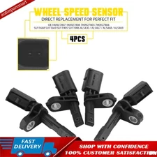 4PCS ABS Wheel Speed Sensor For AUDI VW BEETLE JETTA Golf MK5 MK6 Passat B6