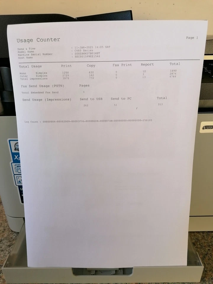 Samsung Xpress C460fw A4 Multifunction Colour Laser Printer SL-C460FW/SEE - Image 3 of 4