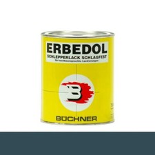 B&uuml;chner Erbedol Eicher kurierblau Lack Farbe Kunstharzlack SL5320 750ml