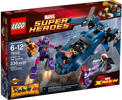 Lego 76022 Marvel Super Heroes X-Men vs. The Sentinel Brandneu Versiegelt 2014