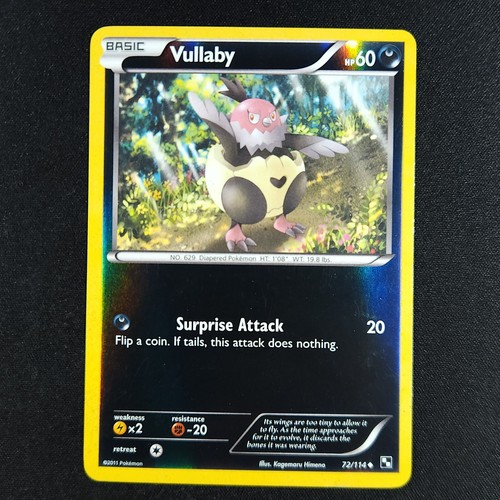 Vullaby 72/114 Holo - Black & White - Pokémon Card