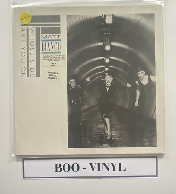 Matt Bianco - Whose Side Are You On  Original 1984 12  Vinyl LP Record EX / Vg+