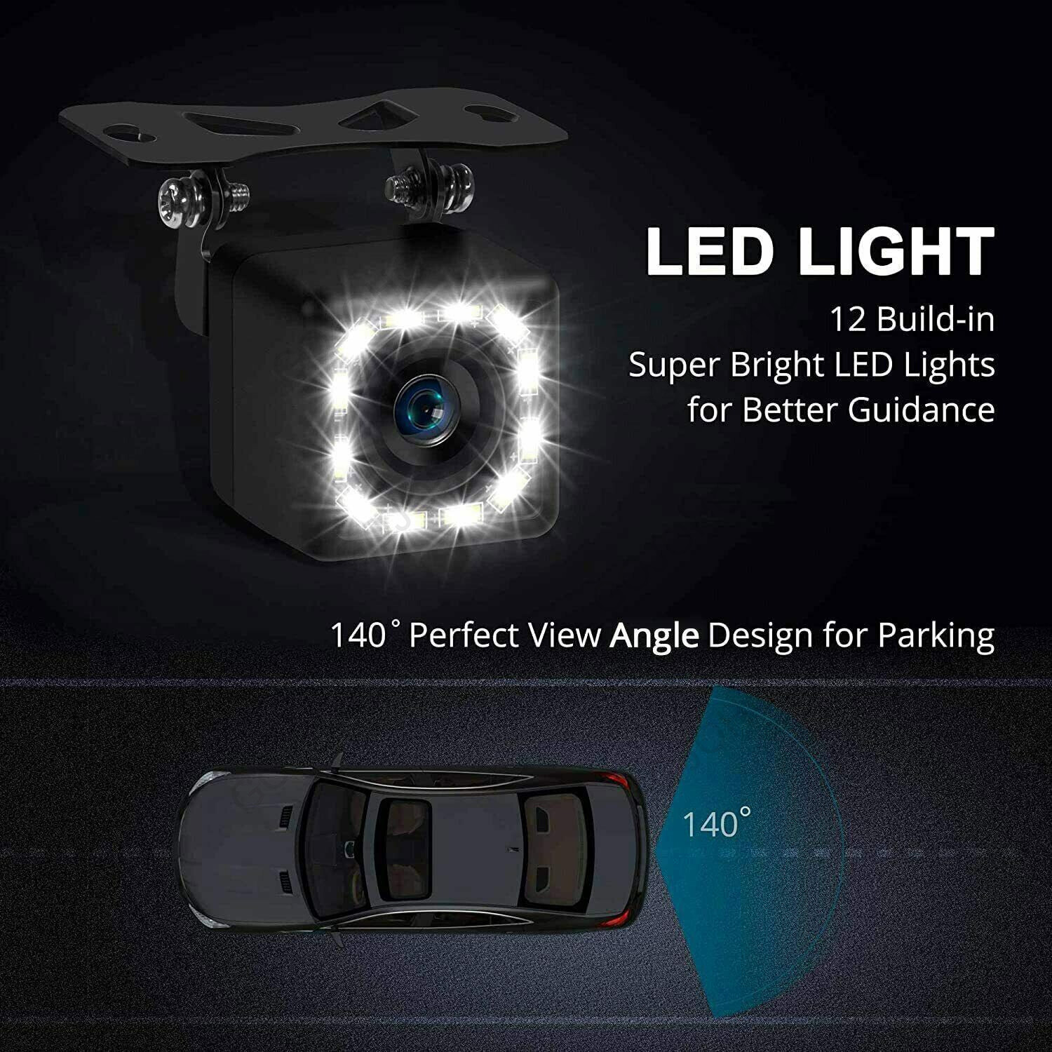 Car Rear View Mirror Backup Camera Parking System Night Vision + 4.3 ...