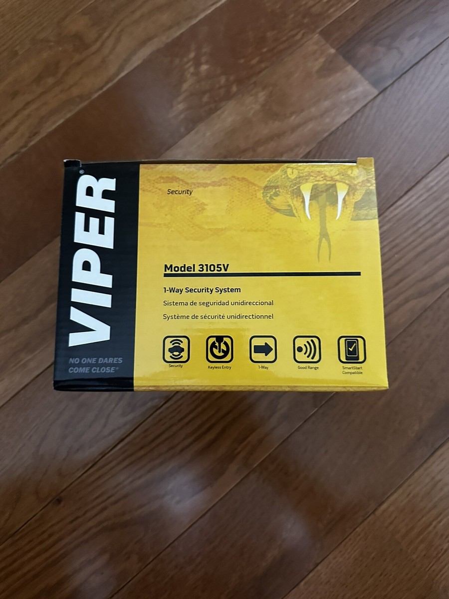 Viper 350 Plus 3105V Car Alarm Keyless Entry, Black for sale