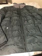 Weatherproof Mens Ultra Puffer Water Resistant Weather JACKET Size XL Green