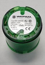 WERMA 840 200 00 Signaltechnik Stack Light 240Vmax 7W max Green