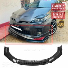 For Toyota Prius 2001-21 Carbon Fiber Front Bumper Lip Splitter Chin Spoiler Kit