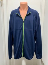 Izod performx cool fx mens xxl workout jacket zip polyester long sleeve Golf