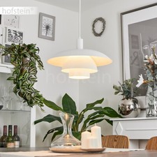 Lampa wisząca biała jadalnia sypialnia salon oświetlenie kuchnia lampa wahadłowa nowoczesna