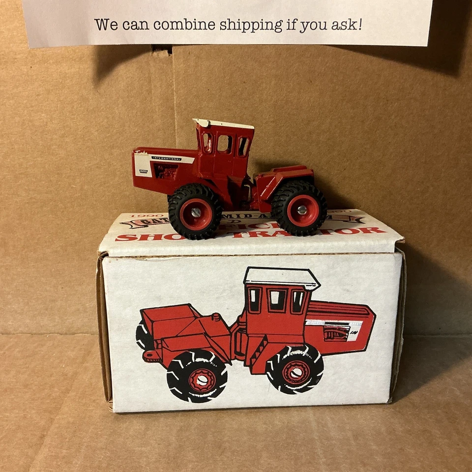 1/64 International 4366 4wd Tractor 1990 Gateway Mid-America Toy Show Custom  - Image 2 of 4