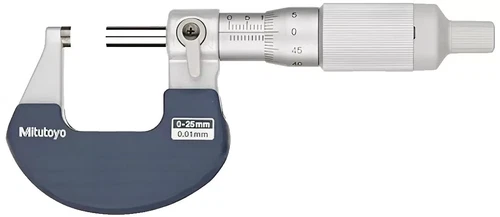 Mitutoyo 102-701 Ratchet Thimble Micrometer, Outside Micrometer