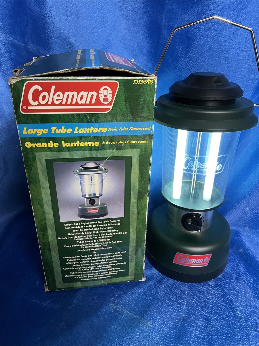 Coleman Lantern 5355H700 Large Tube Lantern Fluorescent Coleman Lantern 5355H700 Large Tube Lantern Fluorescent