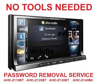 Pioneer Avic Z110bt Avic Z1bt Avic Z130bt Avic Z140bh Password Removal Service Ebay Pioneer Avic Z110bt Avic Z1bt Avic Z130bt Avic Z140bh Password Removal Service Ebay