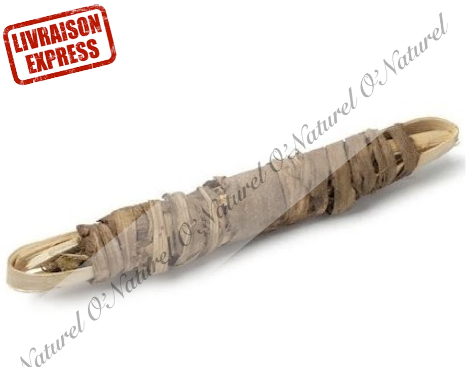 Bâton Siwak Marocain Ecorce de Noyer Bois d'Araq, Miswak 100% Naturel 30g 25cm