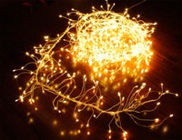 Led Cluster Lichterkette 480 Led 3M Draht Lichterkette Warmweiß BüSchel Deko