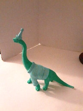 Brontosaurus Dinosaur 7" Figure Pajamas And Party Hat Plastic Toy Figurine