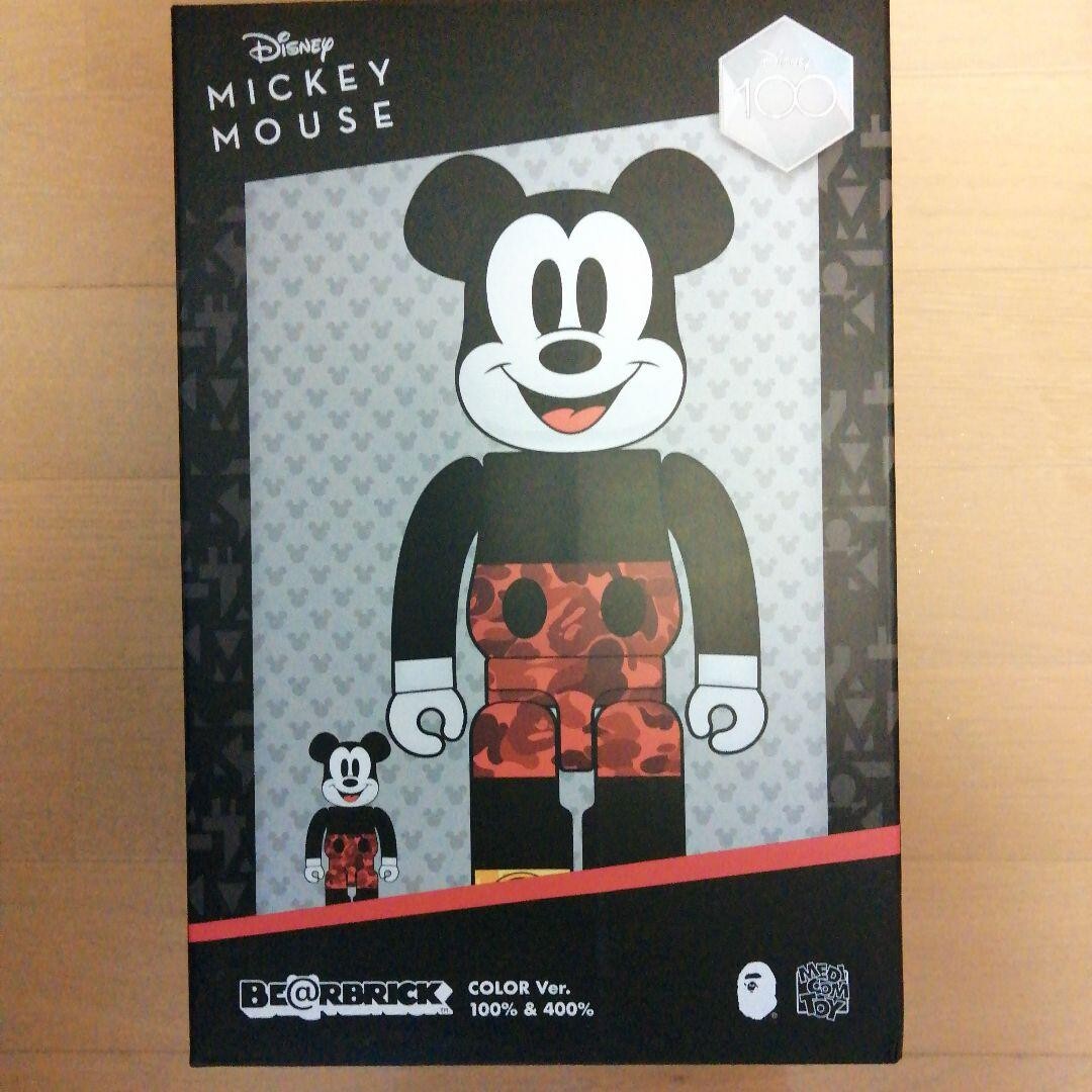 その他 A BATHING APE - BE@RBRICK BAPE MICKEY MOUSE 100&amp;400% BE@RBRICK BAPE® MICKEY MOUSE – us.bape.com