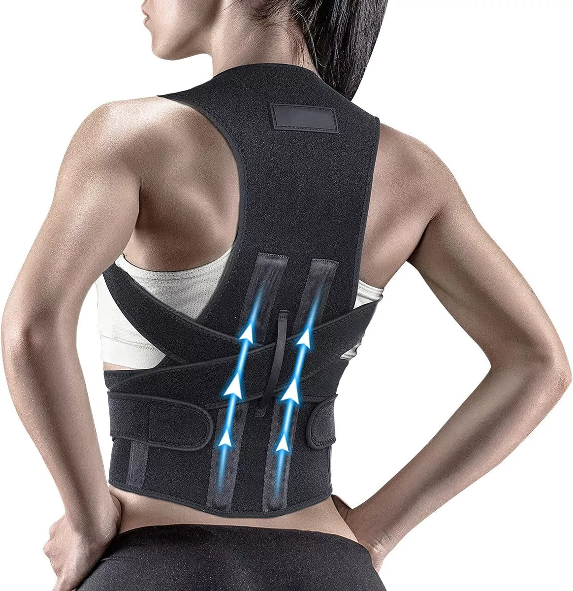 Adjustable shoulder brace, back Lumbar Support belt, Posture Corrector men  women