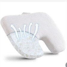 Bleacher Stadium Seat Cushion, Removable Cover White 19.5"X15.5"X2" NEW