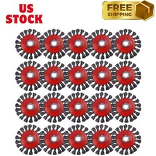 20 Pack 4 Inch Wire Wheels for Angle Grinder, Wire Brush for 4 1/2 Angle Grinder