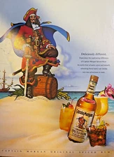 1990 Vintage Magazine Advertisement Captain Morgan Spiced Rum