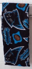 Carolina Panthers Fleece Remnant fabric / Material 62" Long x 6.5" wide 1