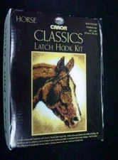 CARON Classics Craft : "HORSE" - Latch Hook Kit - #CC0103 - (20" x 30")