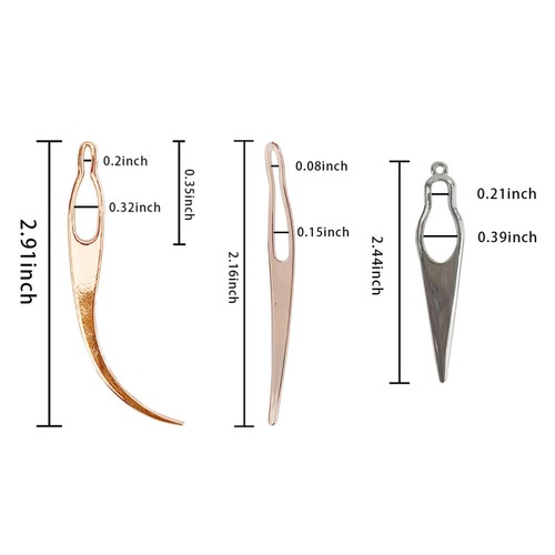 9Pcs Dreadlock Needle Retighten Crochet Hooks Dreadlocks Hair Piercing Tool US - Picture 2 of 10