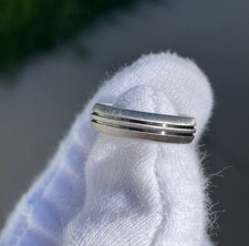 Wedding Ring, Titanium Band with Frosted Finish, 5mm Width, Ladies, Mens