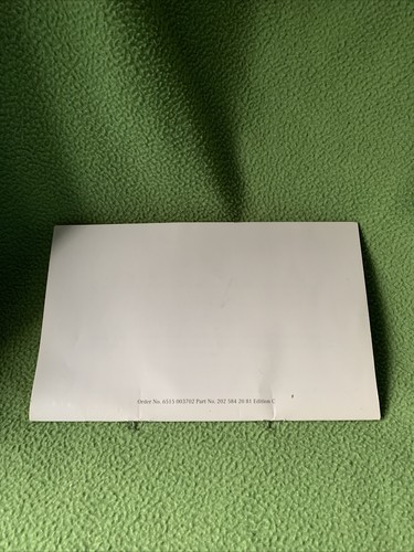 1998 Mercedes Benz C Class "Driving" Guide Handbook (Booklet) 62 Pages Vintage - Picture 13 of 13