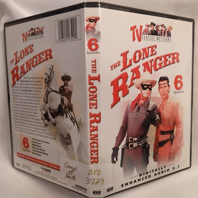 The Lone Ranger TV Show Collection. Vol. 1 & 2 DVDs Plus 6Ep TV